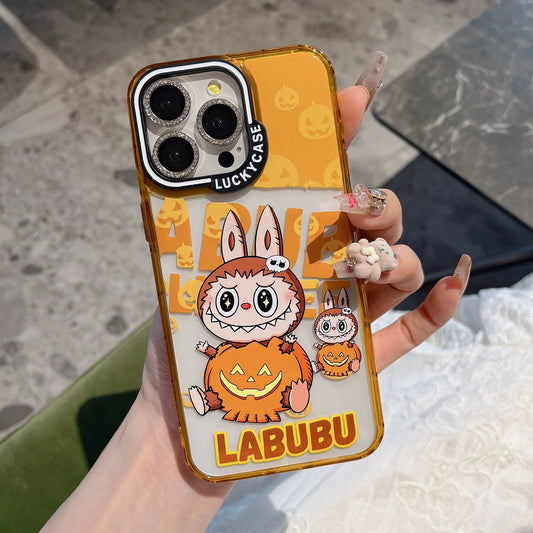 Transparent Phone Case | Labubu x Pumpkin
