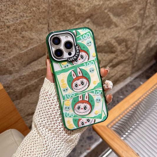 Transparent Phone Case | Labubu x Paper Money