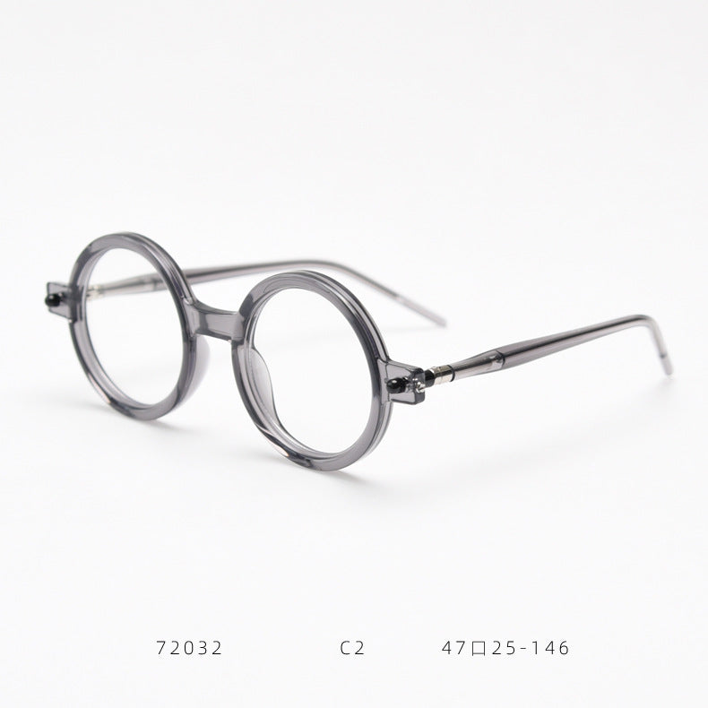 Round Optical Glasses Frame - Practicality Meets Mature Hip-Hop Style