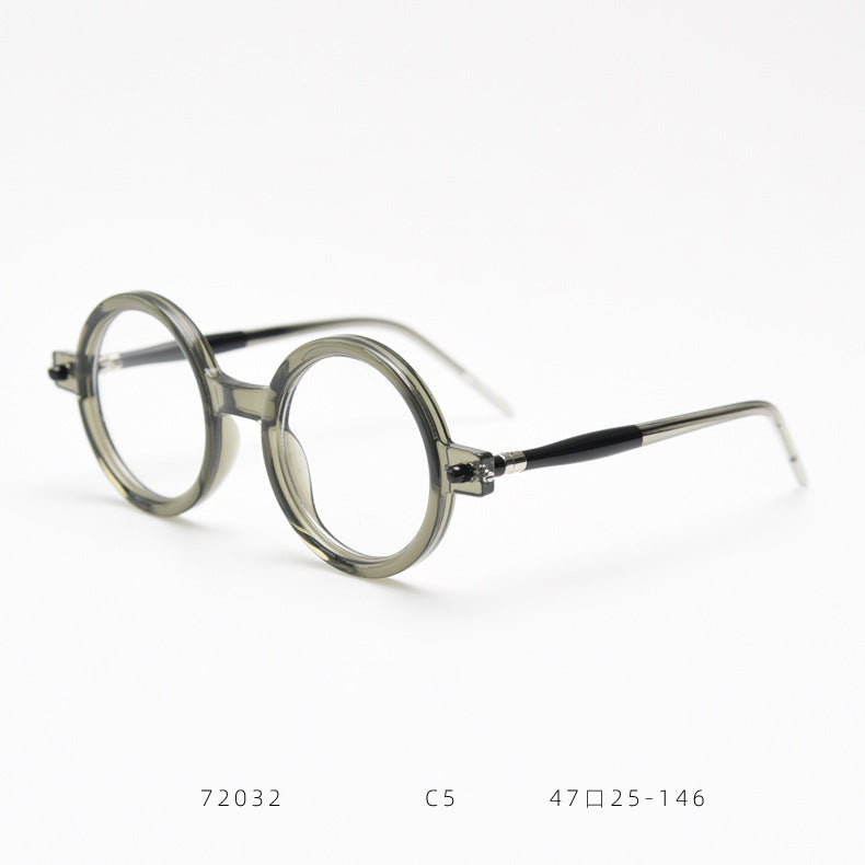 Round Optical Glasses Frame - Practicality Meets Mature Hip-Hop Style