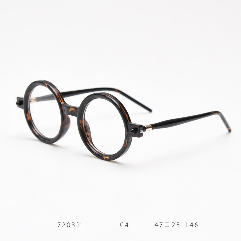 Round Optical Glasses Frame - Practicality Meets Mature Hip-Hop Style