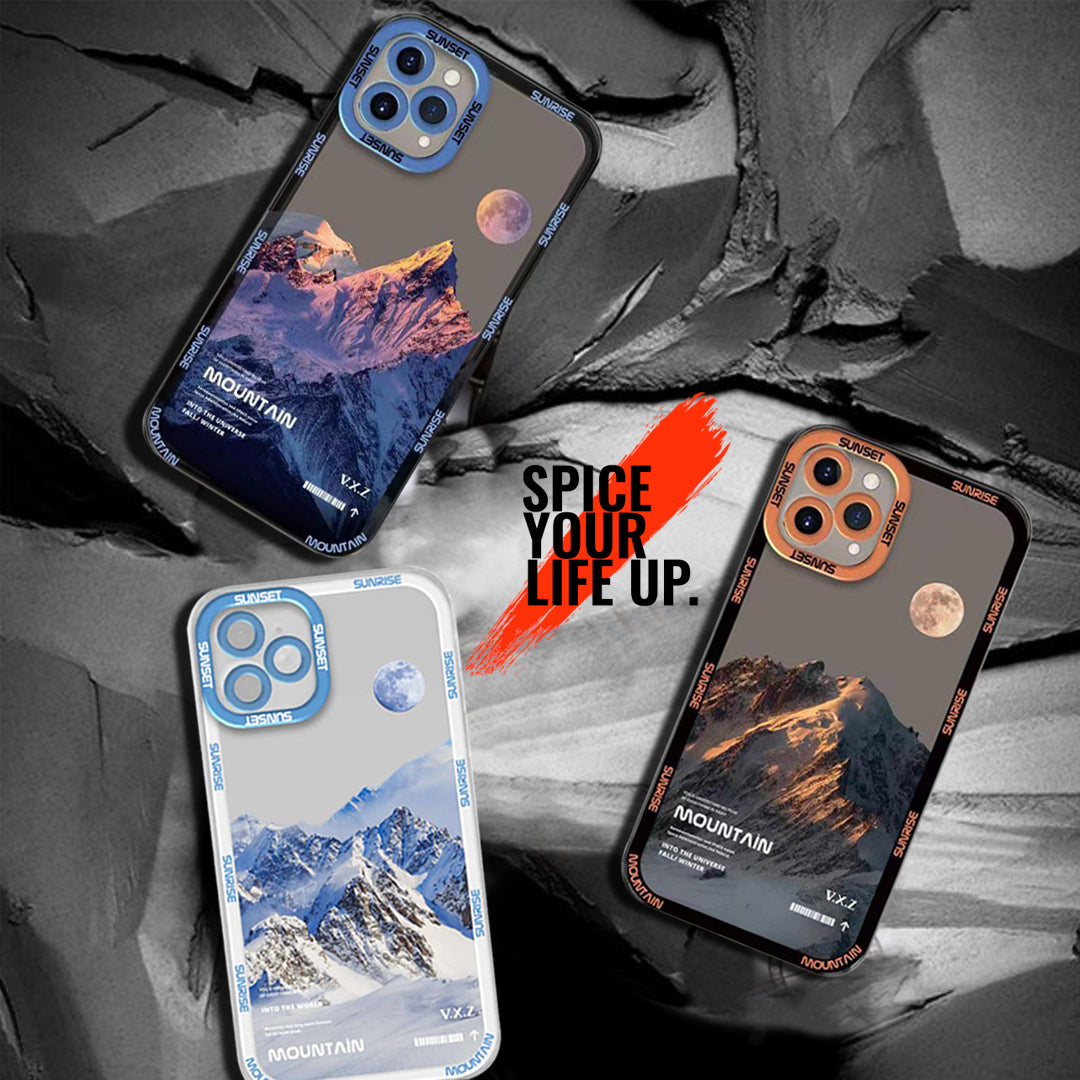 Transparent Phone Case | White Snow Mountain