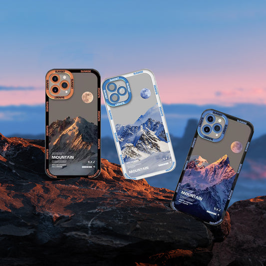 Transparent Phone Case | White Snow Mountain
