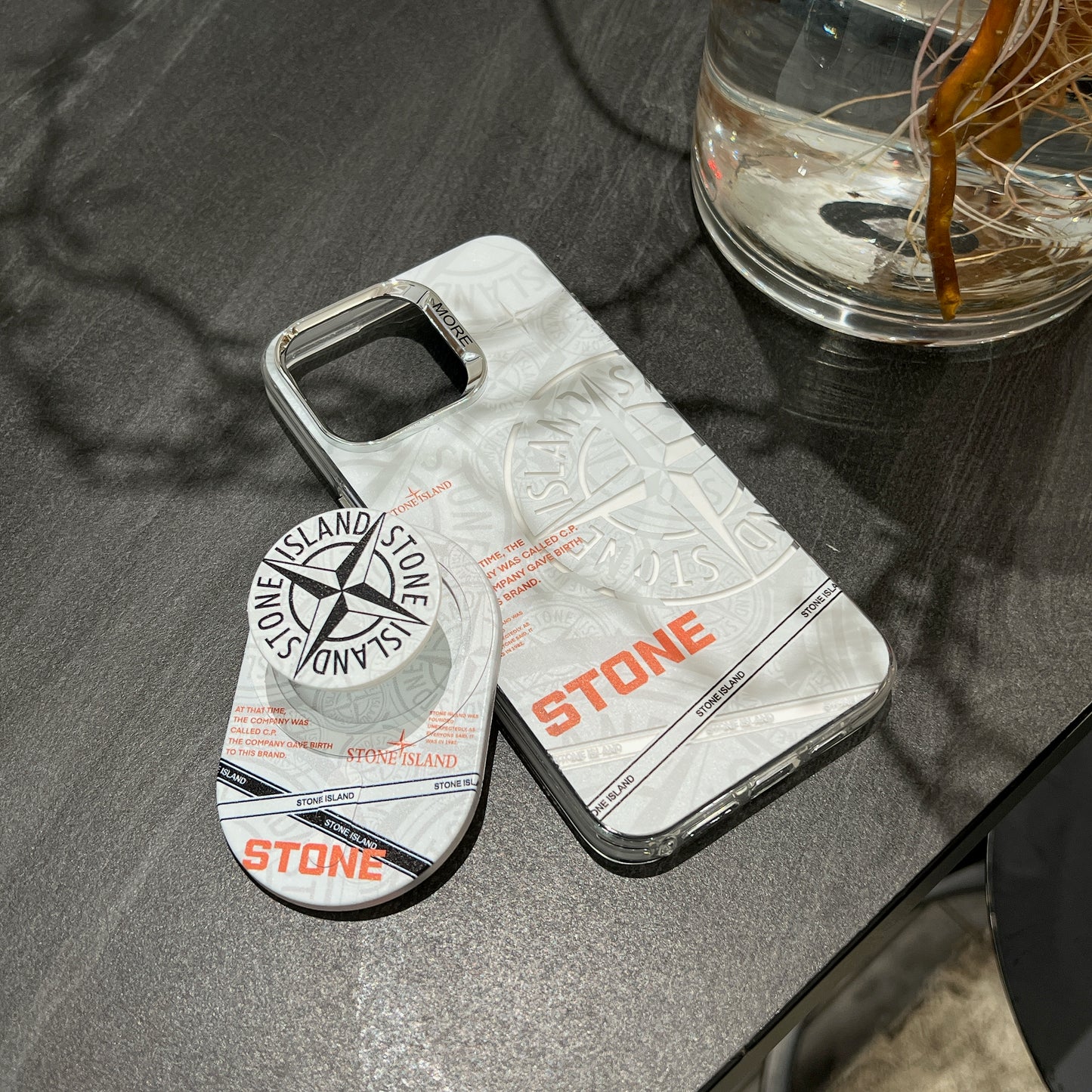 Magsafe Phone Case | SI Compass White (Optional Magnetic Holder)