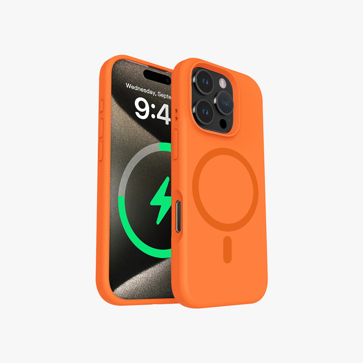 MagSafe Phone Case | Premium Magnetic Liquid Silicone Solid Color Phone Case with Large Cutouts No.6-10