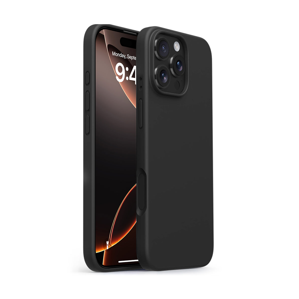 Basic Phone Case | New Series Liquid Silicone Solid Color Phone Case with Large Cutouts No. 1-5