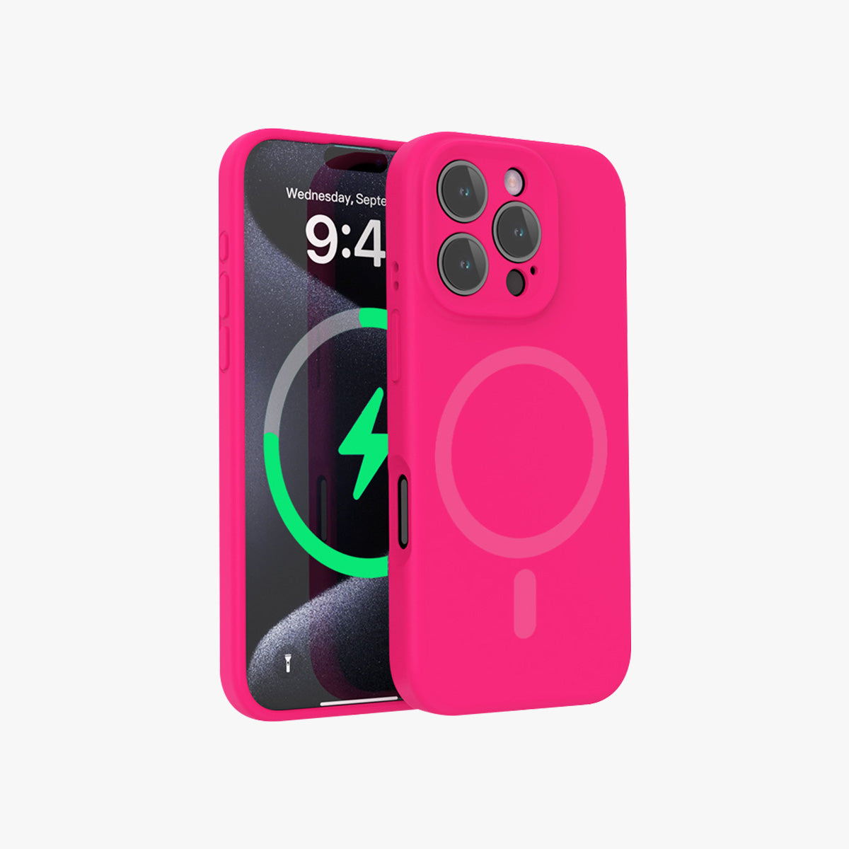 MagSafe Phone Case | Premium Magnetic Liquid Silicone Solid Color Phone Case with Precise Cutouts No.1-5