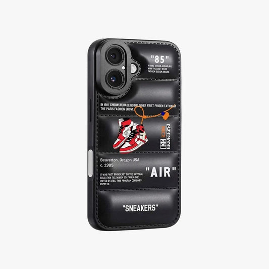 Nike x Off White Inspired 3D Black iPhone Case – Hypebeast Style (Red)