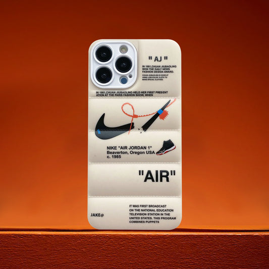 SALE | 3D Phone Case | Nike x Off White inspired White