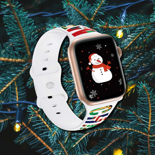 Merry Christmas Watch Band 3 – Compatible with Apple Watch Models
