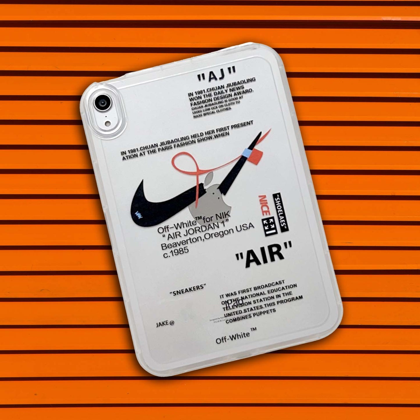 iPad Case | Nike x Off White inspired