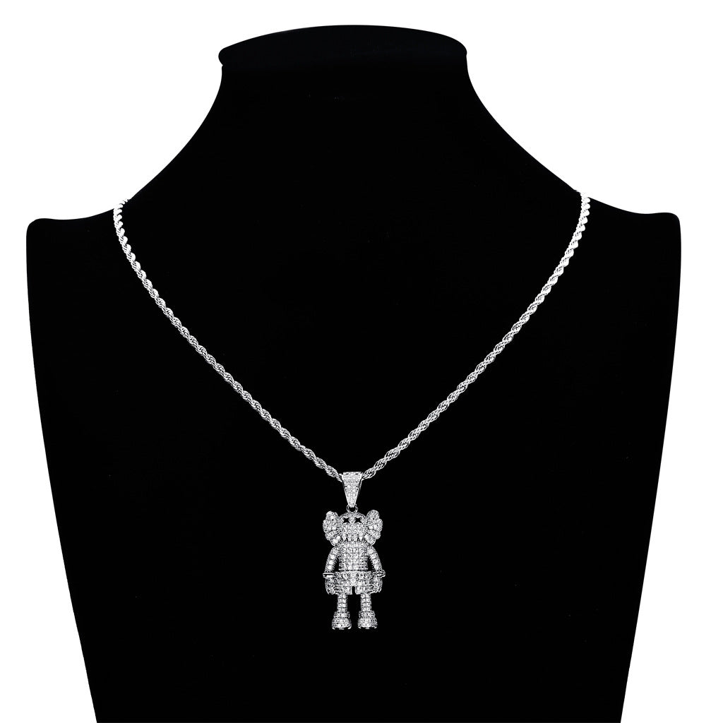 Iced KS Doll Pendant