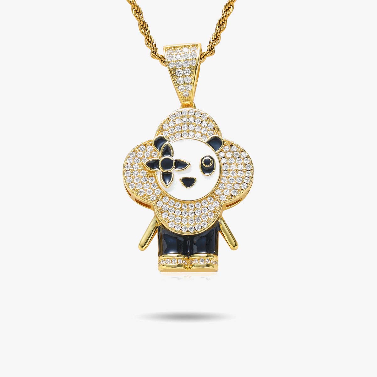 Iced Sunflower Doll Pendant