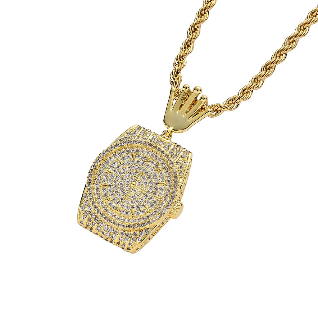 Iced "Don't envy my gold watch“ Pendant