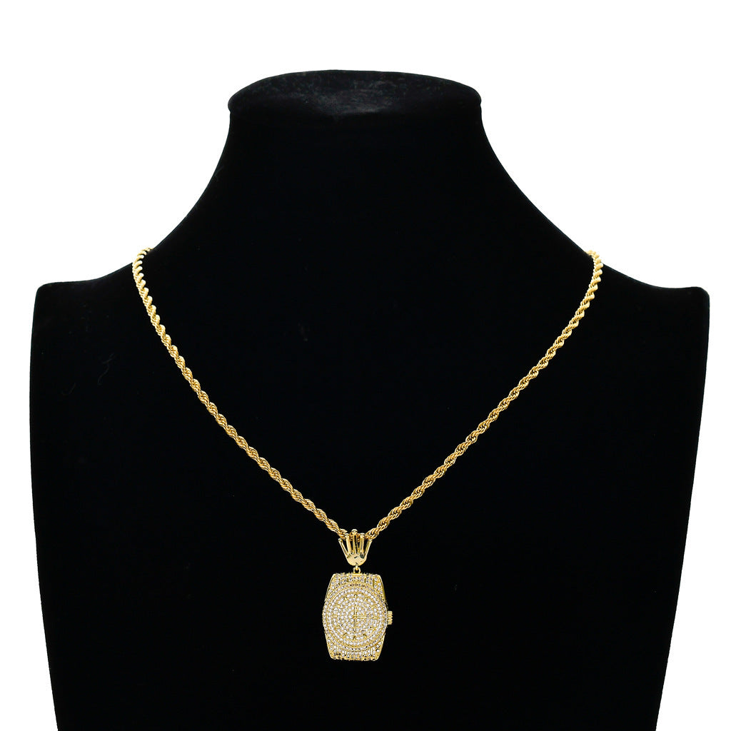 Iced "Don't envy my gold watch“ Pendant