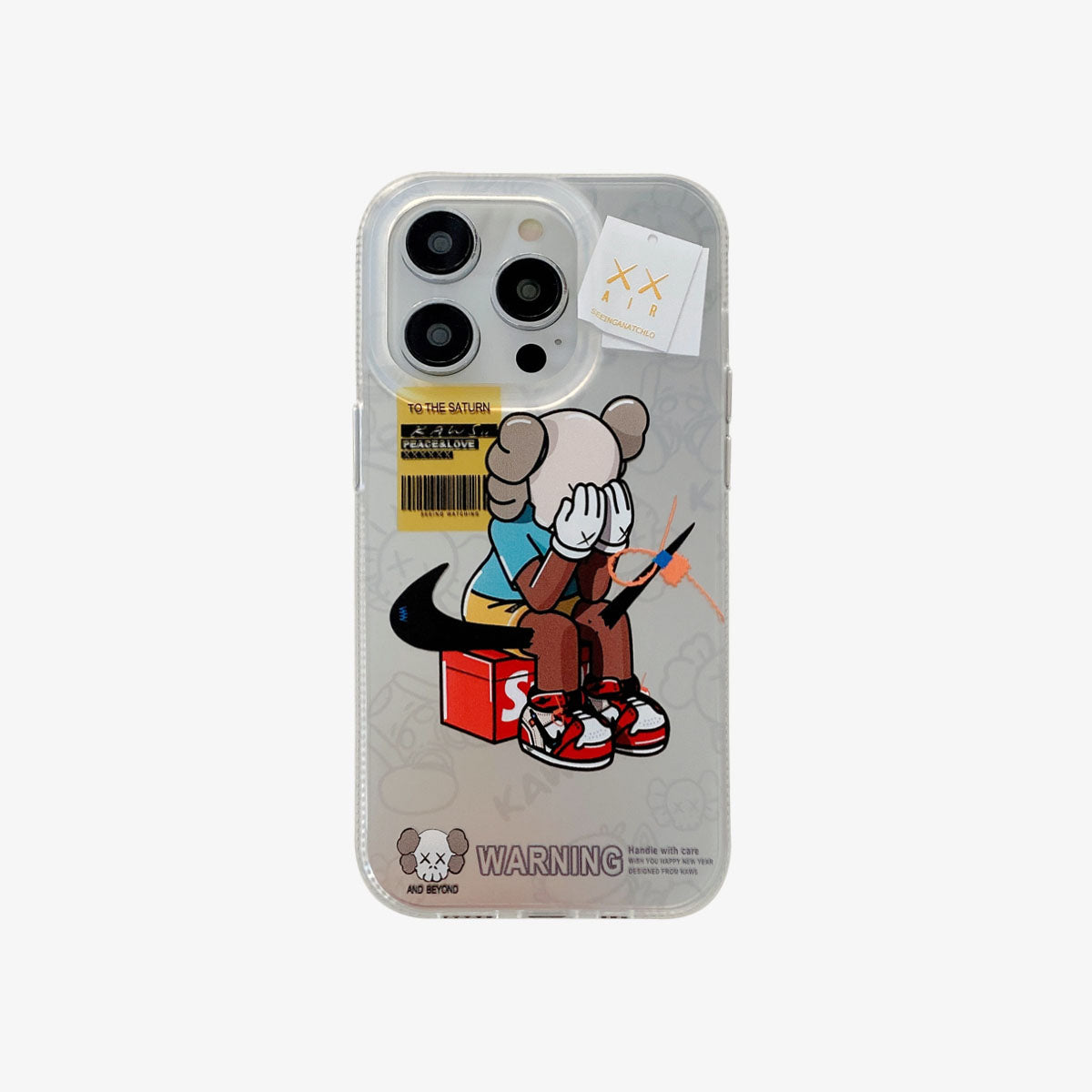 Cell Phones & Accessories, Limited Kaws Iphone 12 Case 3dsilicone