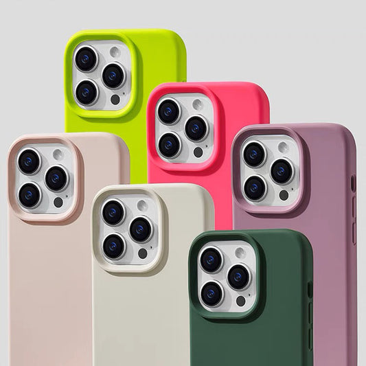 Basic Phone Case | Liquid Silicone Solid Color Phone Case No.6-10