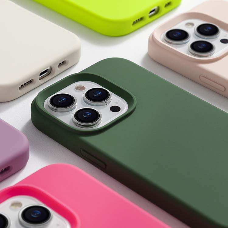 Basic Phone Case | Liquid Silicone Solid Color Phone Case No.31-35