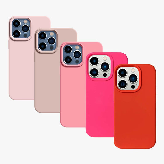 Basic Phone Case | Liquid Silicone Solid Color Phone Case No.6-10