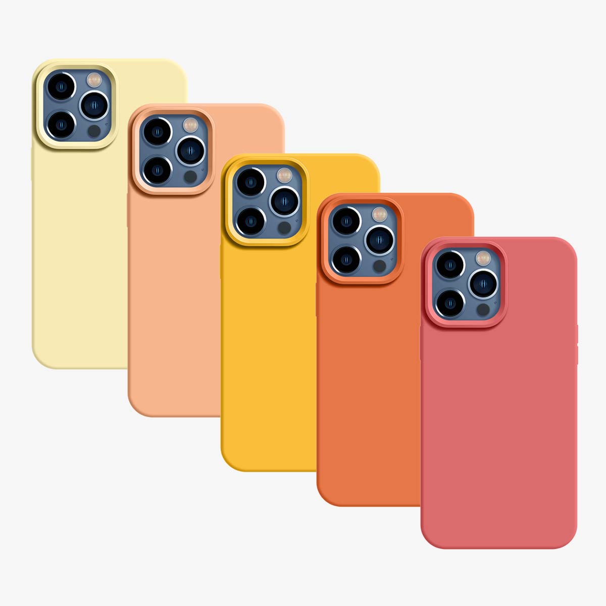 Basic Phone Case | Liquid Silicone Solid Color Phone Case No.11-15