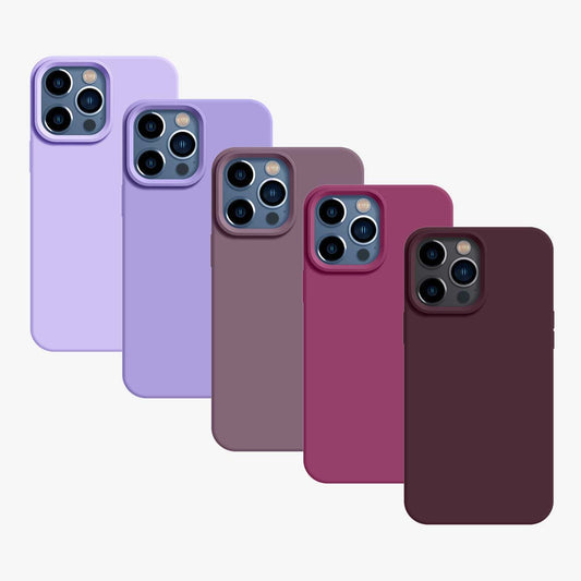 Basic Phone Case | Liquid Silicone Solid Color Phone Case No.31-35