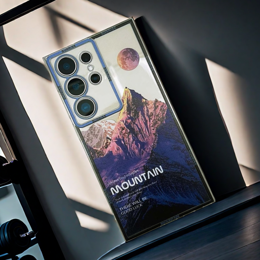 SALE | Galaxy Phone Case | Blue Snow Mountain