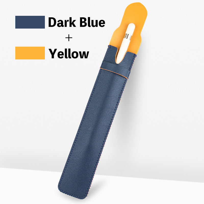 SALE | Apple Pencil Case | Blue PU Leather Sleeve | iPad Stylus Case