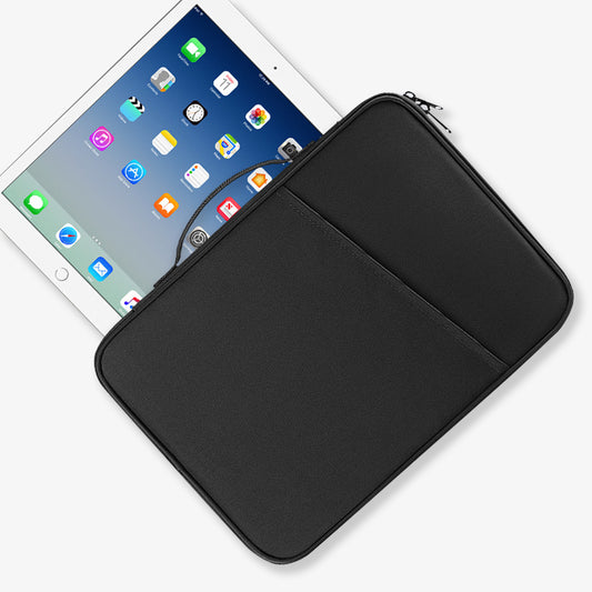iPad Case | Black Durable Nylon iPad Tablet Sleeve | Protective Storage Case for Apple iPad
