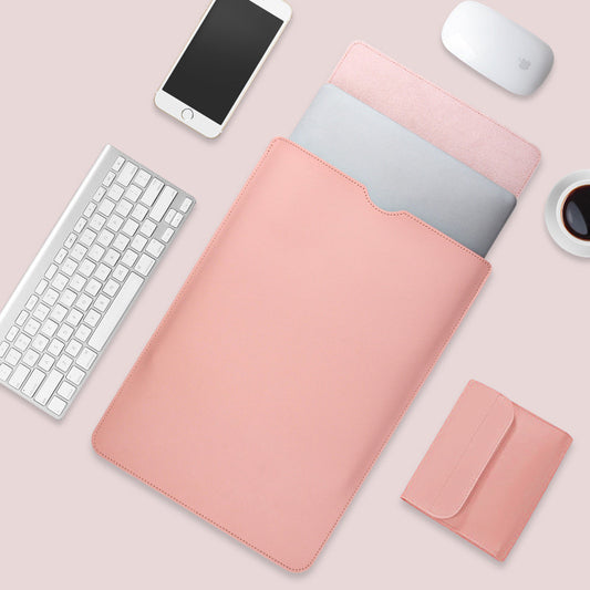 MacBook Case | Grapefruit PU Leather Laptop Sleeve | Thickened Protective Case for Apple MacBook