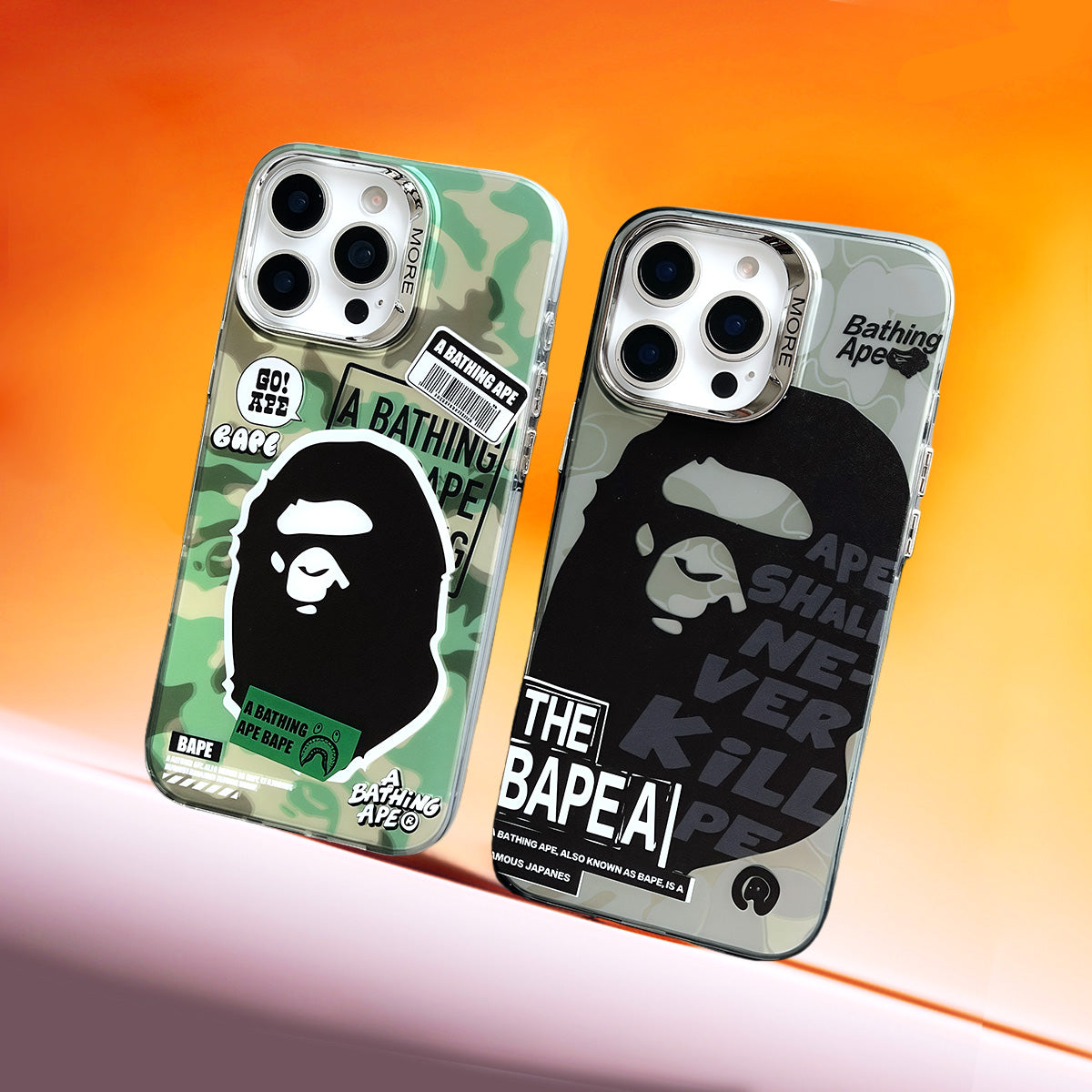 Limited iPhone Case | APE Silver Camo 3