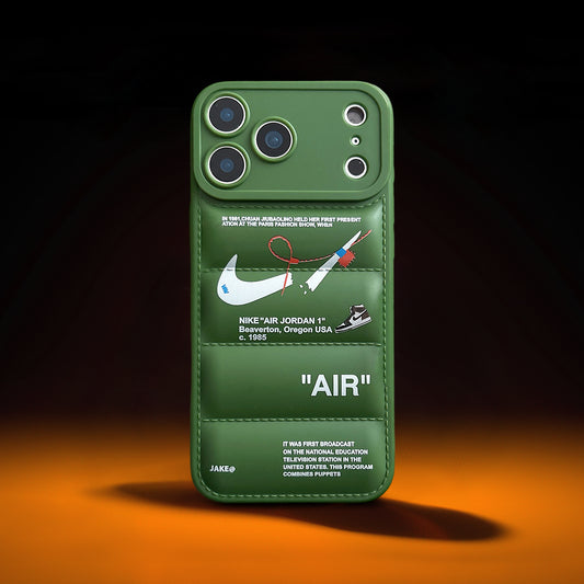 3D Phone Case | Nike x Off White inspired lake green