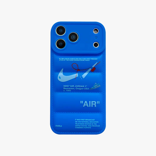 3D Phone Case | Nike x Off White inspired Blue