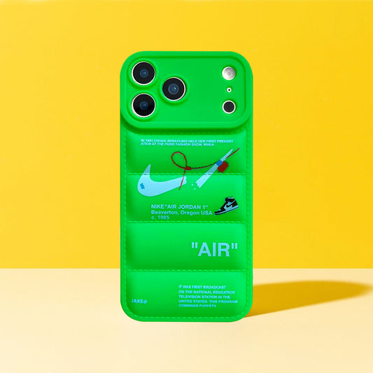 3D Phone Case | Nike x Off White inspired Chartreuse