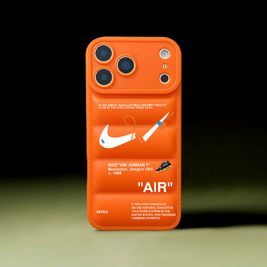 3D Orange Streetwear iPhone Case – Industrial Deconstructed Hype Design Cover