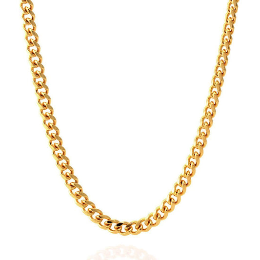 SALE | 5mm 14K Gold Miami Cuban Chain - SPICEUP
