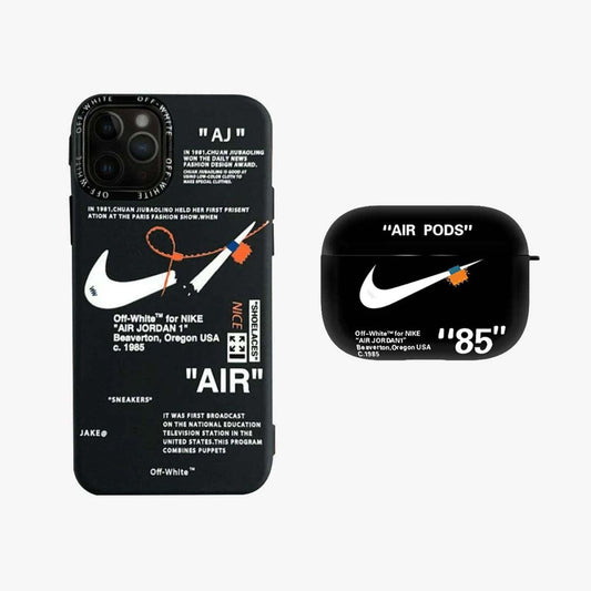 SALE | Nike x Off White Phone & AirPods Case | 2-Pack - SPICEUP