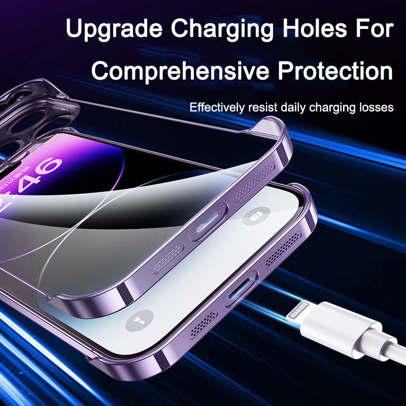 Basic Phone Case | Transparent Electroplated Hard Case - SPICEUP