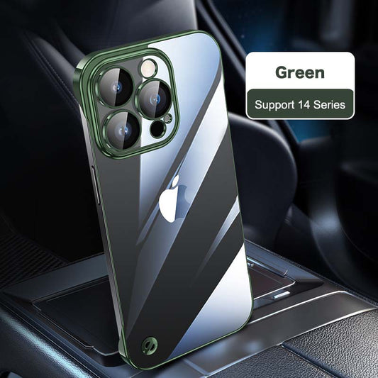 Basic Phone Case | Green Electroplated Hard Case - SPICEUP