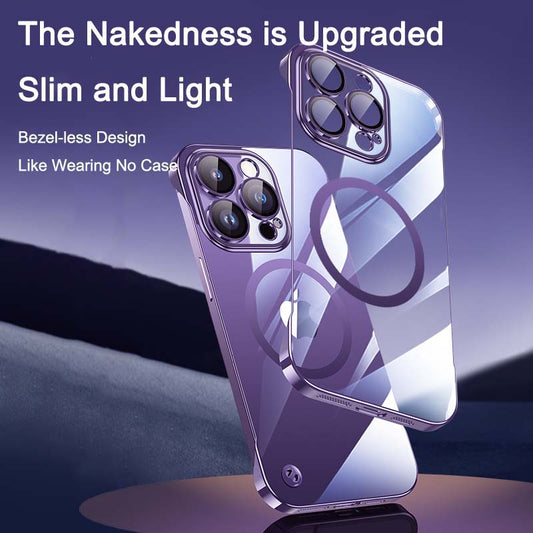 Magsafe Phone Case | Silver Electroplated Hard Case - SPICEUP