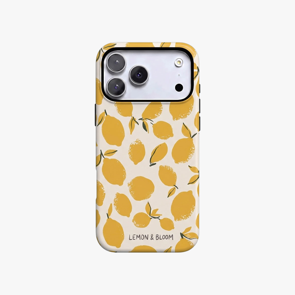 Magnetic Phone Case | Summer Lemon Fruit Pattern