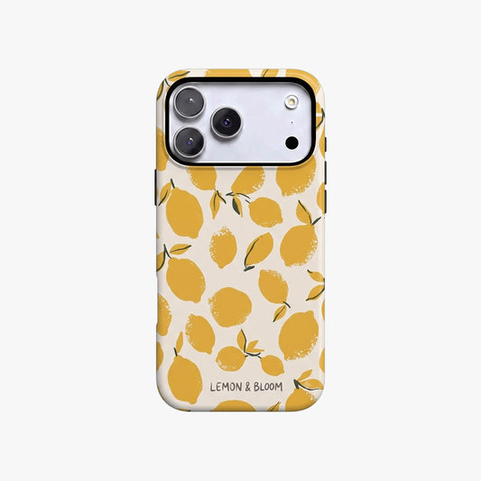 Magnetic Phone Case | Summer Lemon Fruit Pattern