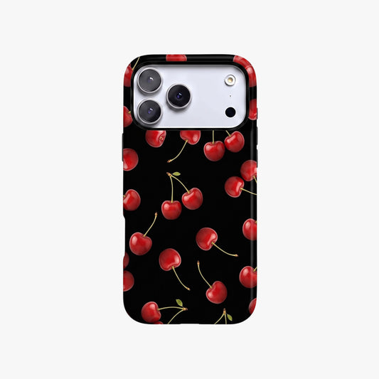 Magnetic Phone Case | Red Cherry Fruit Pattern