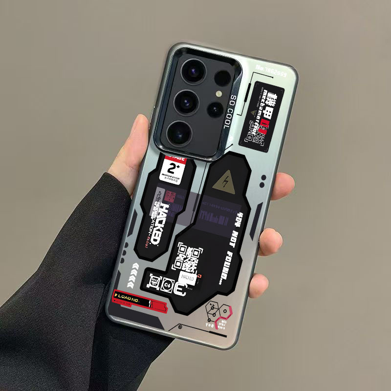 Cyberpunk Black Galaxy S26 Case – Futuristic Protective Cover