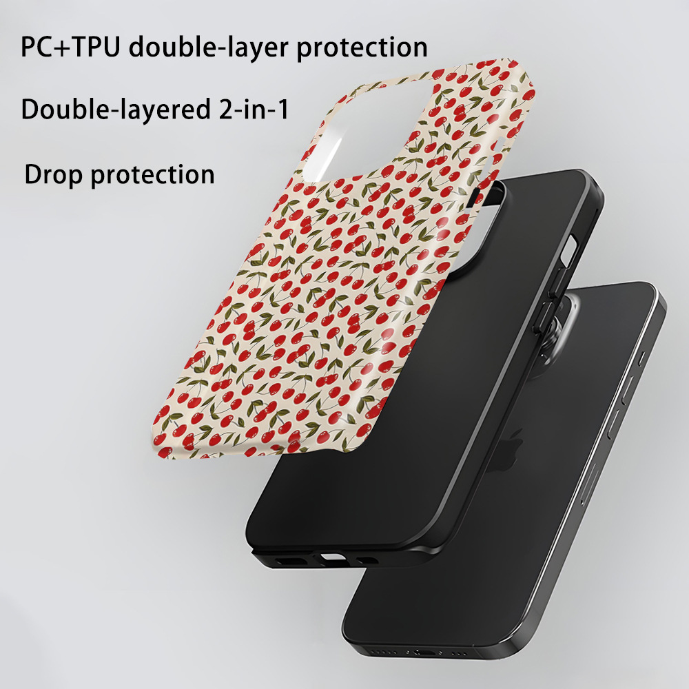 Hybrid Phone Case MagSafe Compatible - Cherry