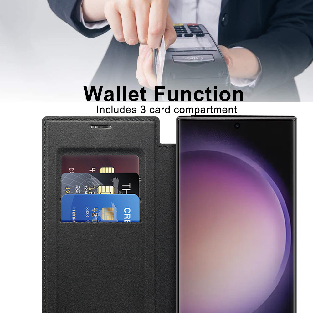 Galaxy S Wallet Case MagSafe Compatible - Black