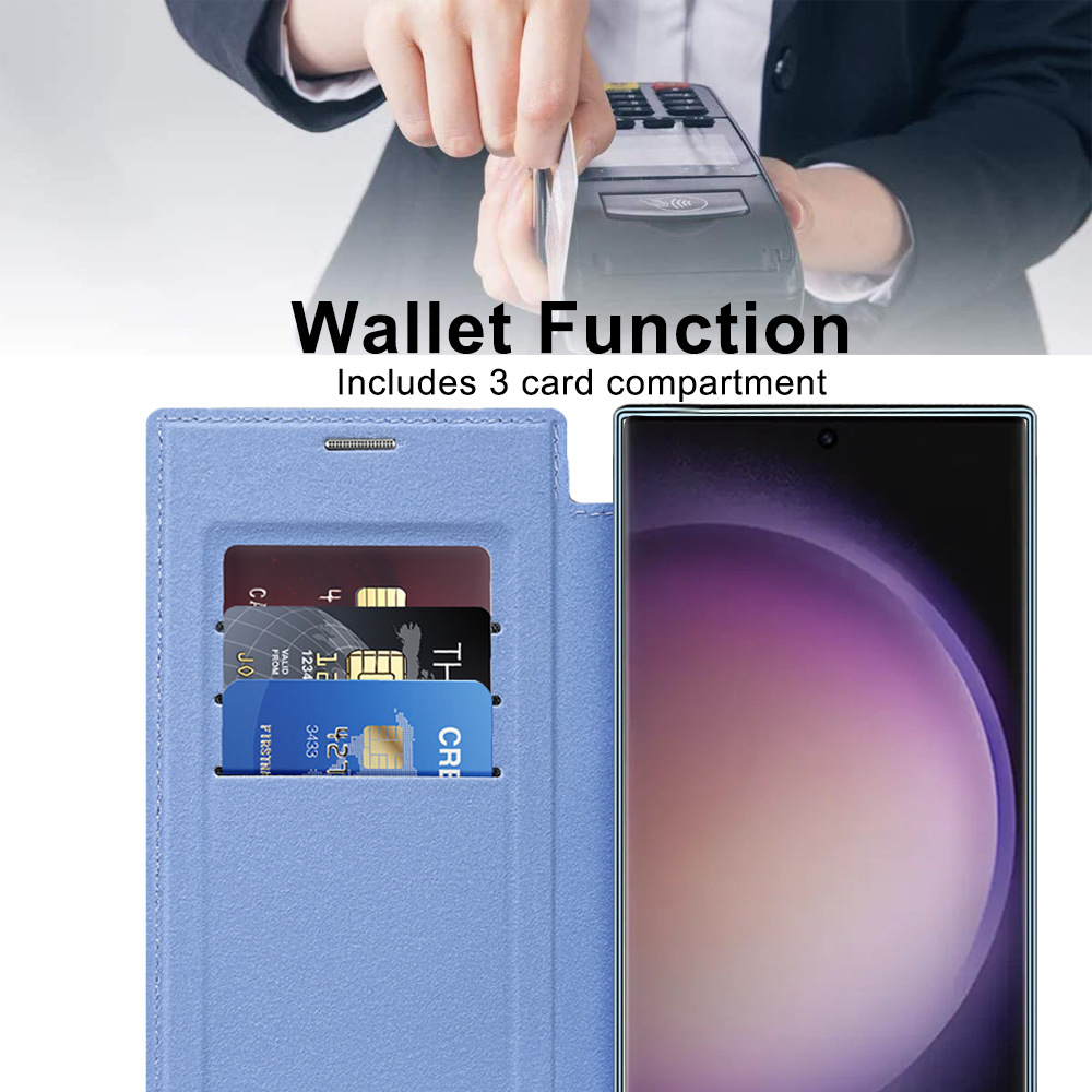 Galaxy S Wallet Case MagSafe Compatible - Sierra Blue