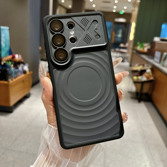 Ripple Magnetic Phone Case for Galaxy S - Premium Black