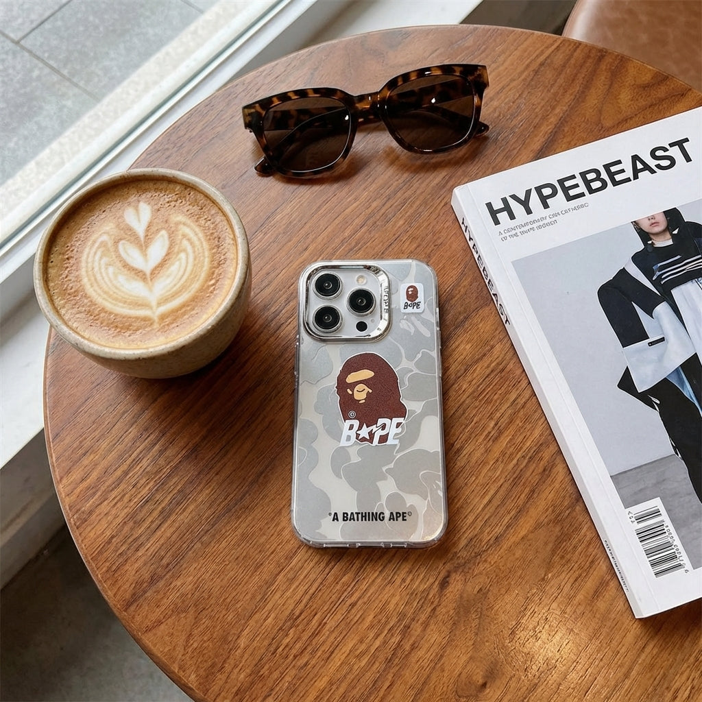 Limited iPhone Case | APE Silver Camo II