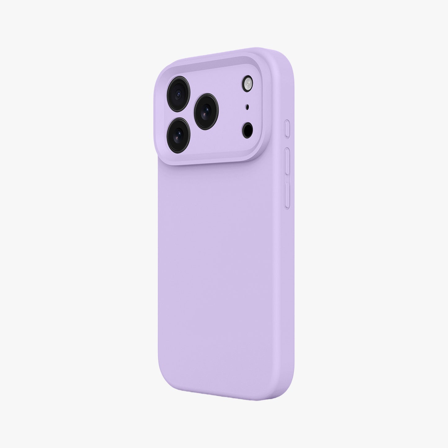 Magnetic Phone Case | Lavender Silicone Liquid Solid Color - Precise Fit