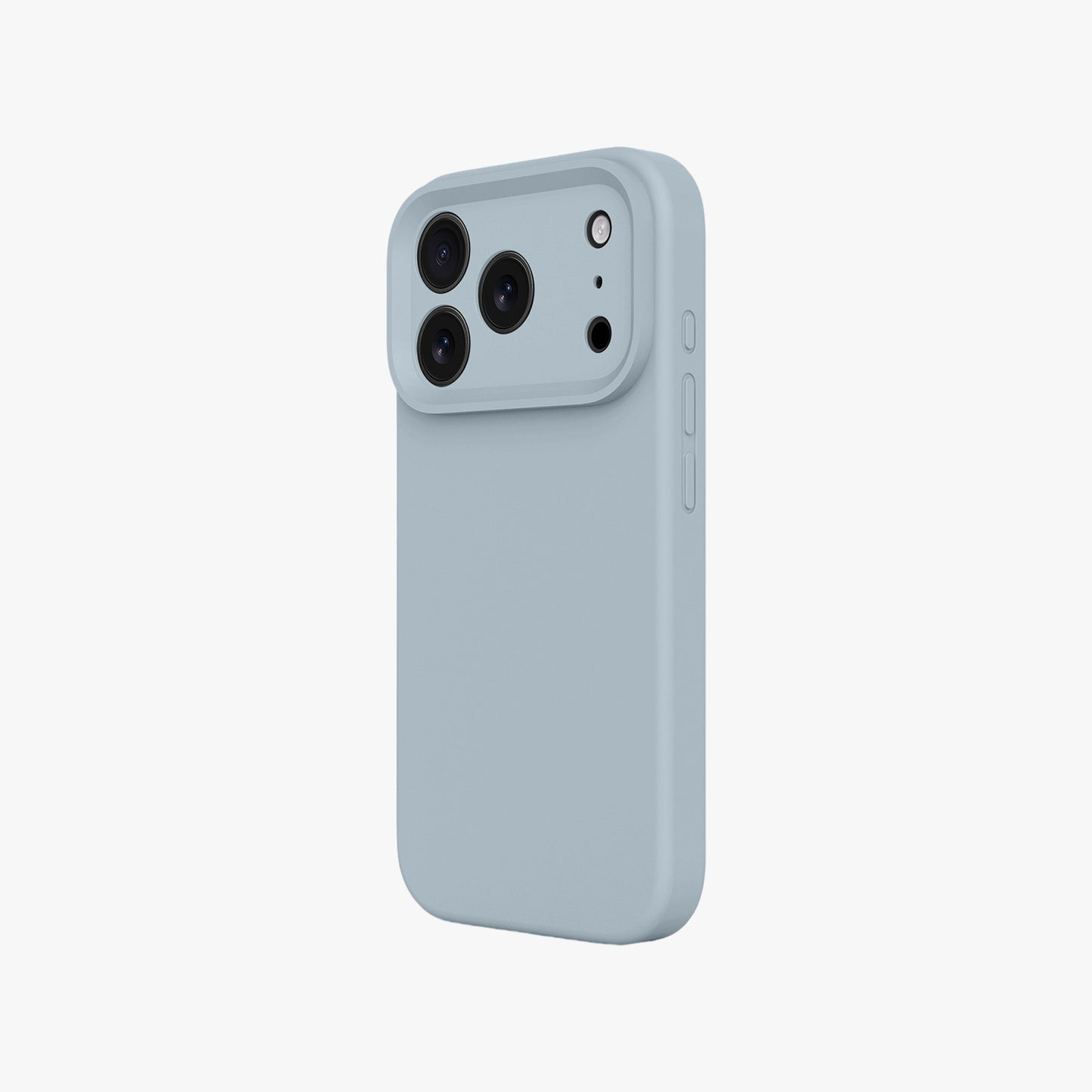 Magnetic Phone Case | Slate Blue Silicone Liquid Solid Color - Precise Fit